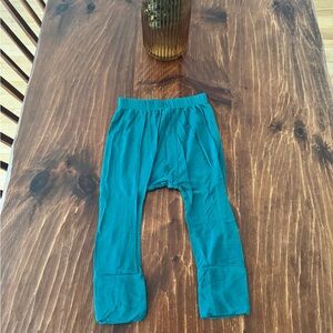 EUC Kate Quinn Teal Bamboo Panda Pants 3T